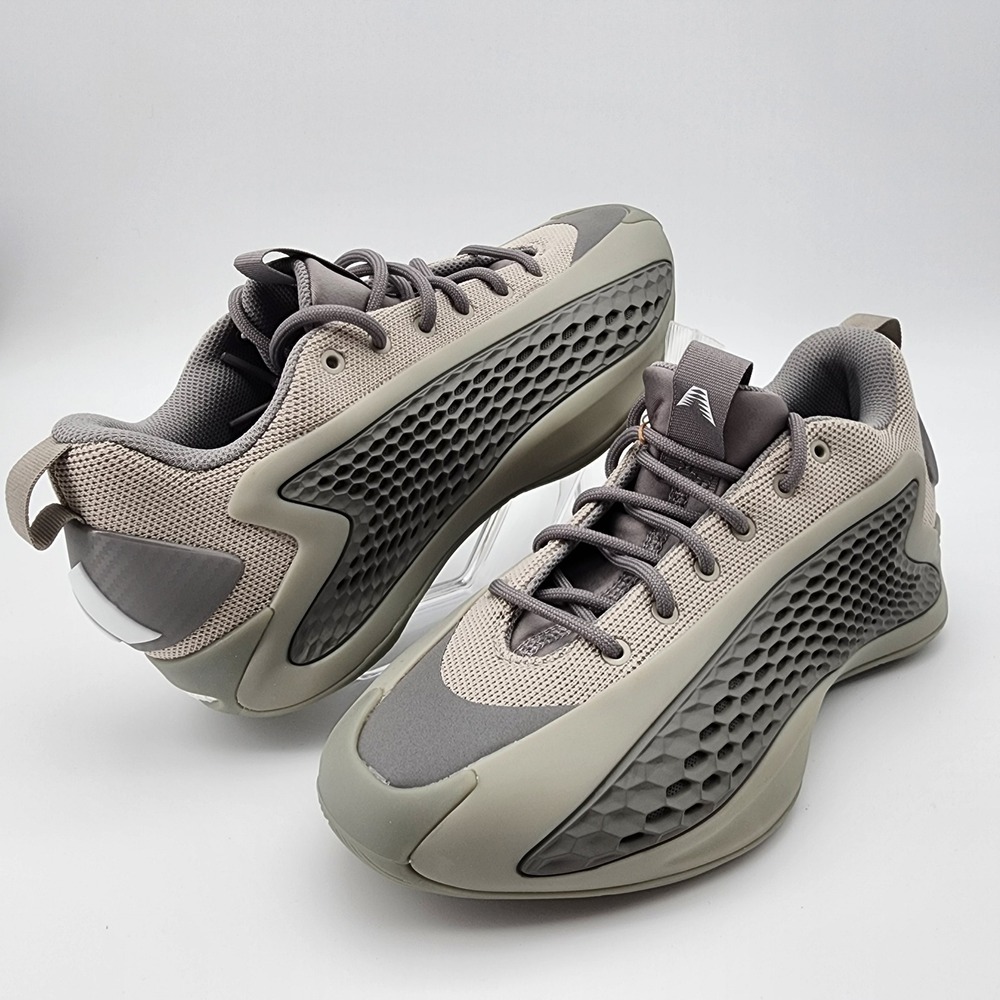 Adidas Anthony Edwards 1 J Low Kids Size 7 Grey Basketball Shoes JS1769 NWB
